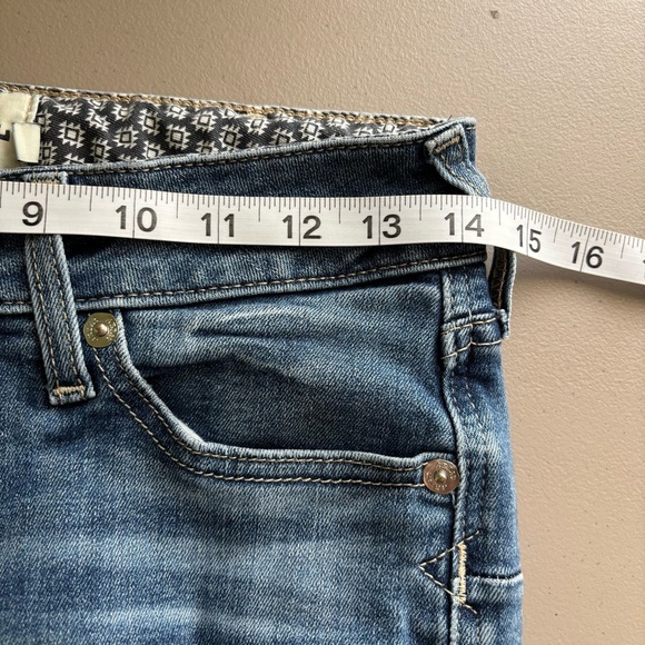 ARIAT REAL Abby perfect Rise straight western embroidered denim Jeans 27 long - Picture 10 of 14